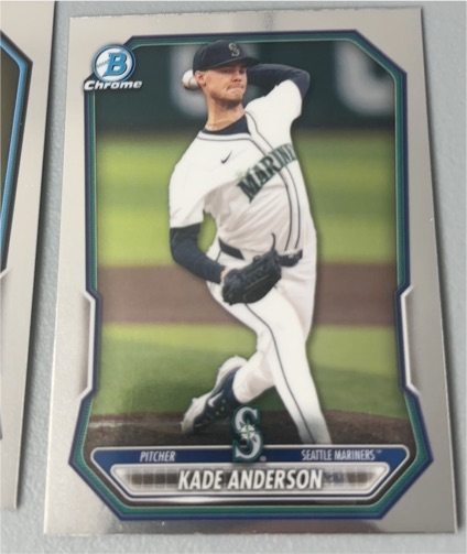 2025 Bowman Chrome Draft #BDC-3 Kade Anderson — front
