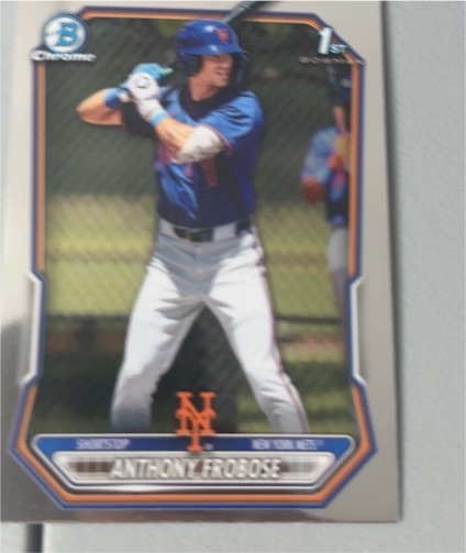 2026 Bowman Chrome #BCP-85 Anthony Frobose — front