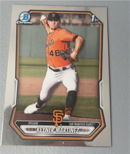 2026 Bowman Chrome #BCP-132 Keyner Martinez — front