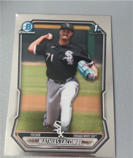 2026 Bowman Chrome #BCP-119 Mathias Lacombe — front