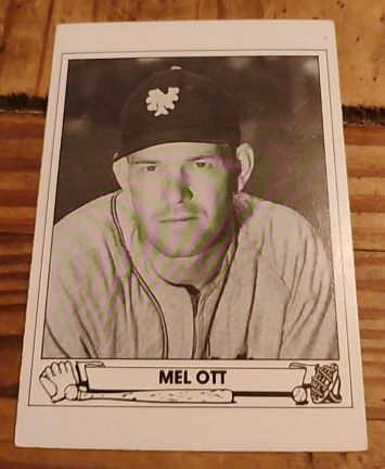 1983 TCMA 1942 Play Ball #32 Mel Ott — front