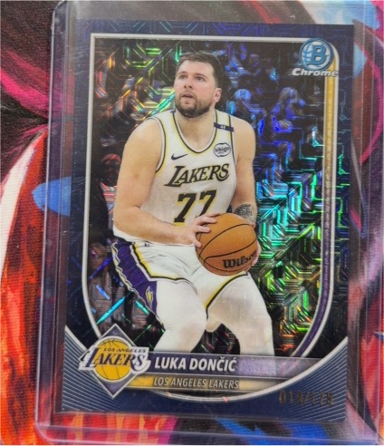 2025-26 Bowman Chrome #BCV-123 Luka Doncic — front