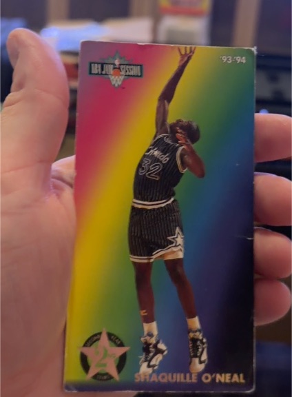 1993-94 Fleer NBA Jam Session #7 Shaquille O'Neal — front