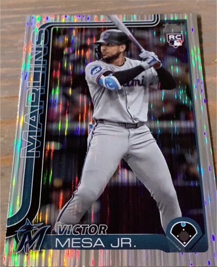 2025 Topps Chrome Update #USC4 Victor Mesa Jr. — front