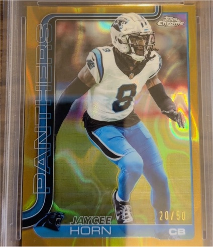 2025 Topps Chrome #41 Jaycee Horn — front