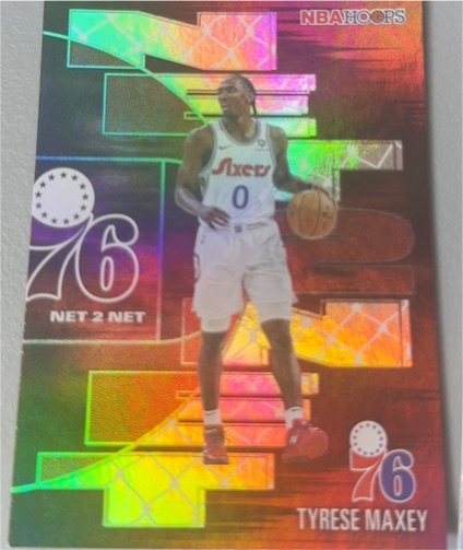 2020-21 Panini NBA Hoops We Got Next #21 Tyrese Maxey — front