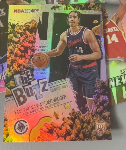 2025-26 Panini NBA Hoops The Buzz #TB-01 Yanic Konan-Niederhauser — front