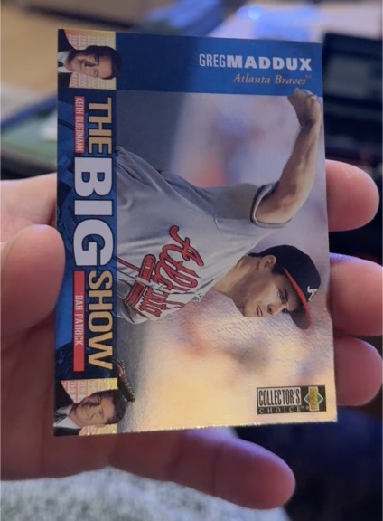 1997 Upper Deck Collector's Choice The Big Show #1 Greg Maddux — front
