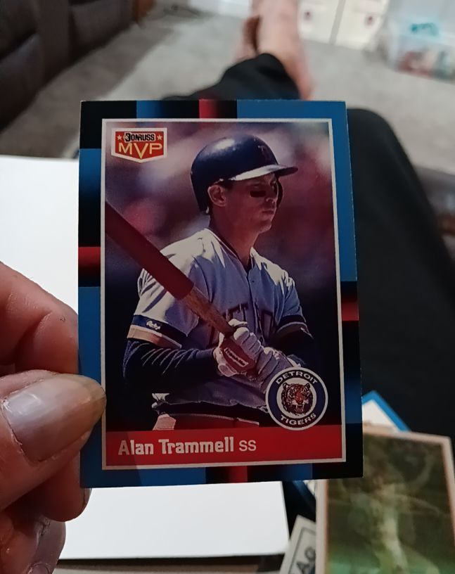 1988 Donruss MVP #BC-11 Alan Trammell — front