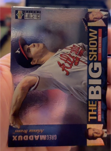1997 Upper Deck Collector's Choice The Big Show #1 Greg Maddux — front