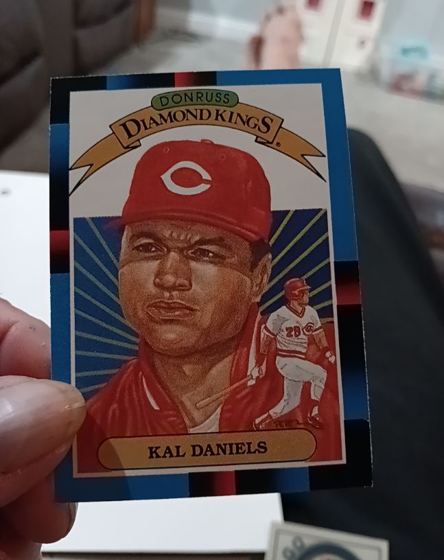 1988 Donruss Diamond Kings #14 Kal Daniels — front