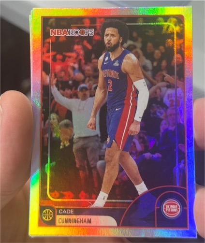 2023-24 Panini NBA Hoops Premium Stock #258 Cade Cunningham — front