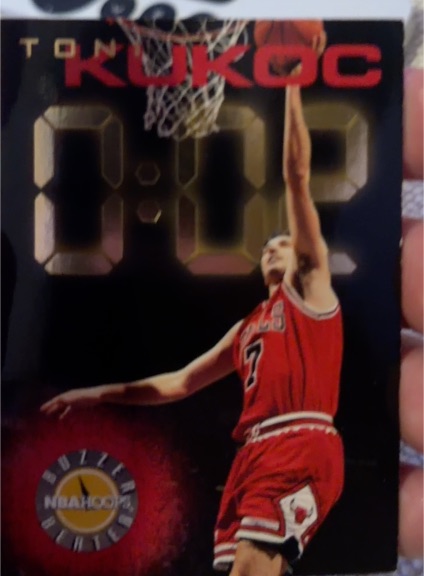 1995-96 Skybox NBA Hoops #222 Toni Kukoc Buzzer Beater — front