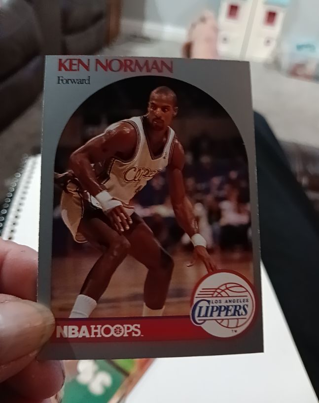 1990 NBA Hoops #149 Ken Norman — front