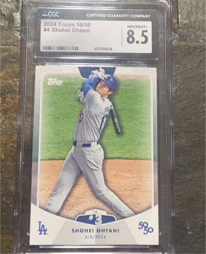2024 Topps 50/50 #4 Shohei Ohtani — front