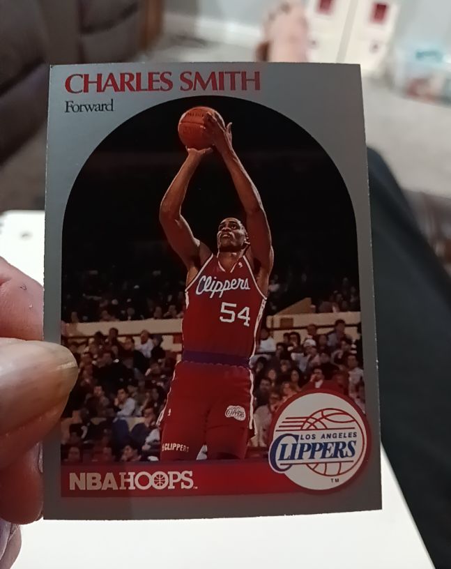 1990 NBA Hoops #151 Charles Smith — front