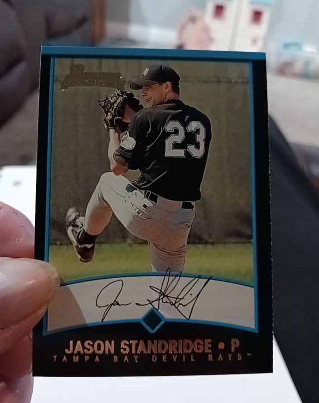 2001 Bowman Gold #405 Jason Standridge — front