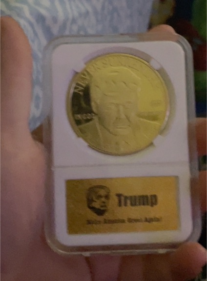 2024 American Mint Donald Trump Gold Commemorative Coin — front