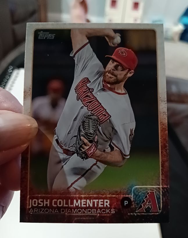2015 Topps #591 Josh Collmenter — front