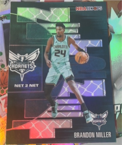 2025-26 Topps NBA Hoops #NTN-21 Brandon Miller Net 2 Net Insert — front
