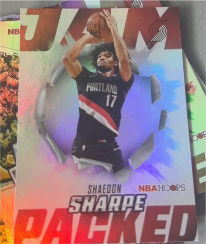 2026 NBA Hoops #JP-9 Shaedon Sharpe — front