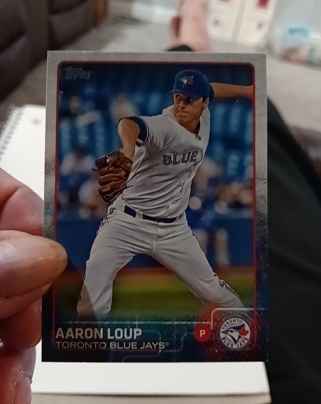 2015 Topps #369 Aaron Loup — front