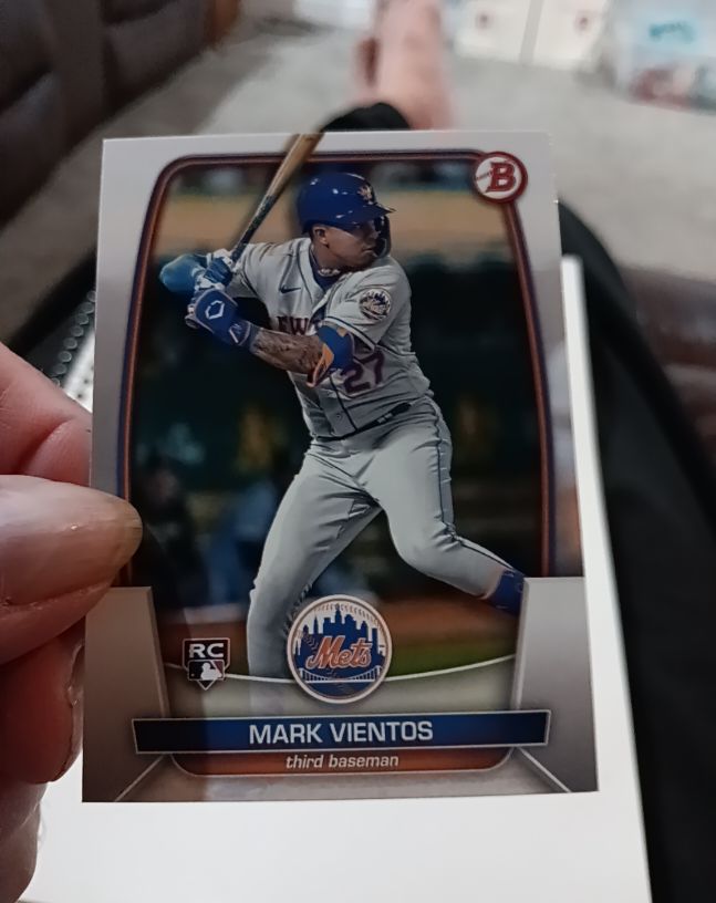2023 Bowman #55 Mark Vientos Rookie Card — front