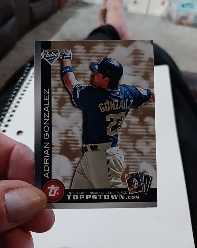 2010 Topps Ticket to Topps Town #TTT4 Adrian Gonzalez — front