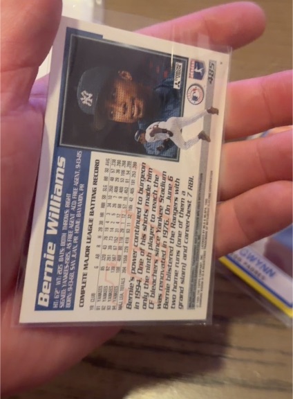 1995 Donruss #457 Bernie Williams — front