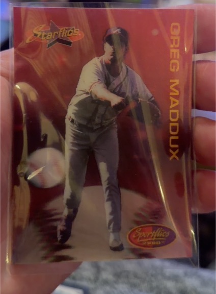 1994 Pinnacle Starflics #193 Greg Maddux — front