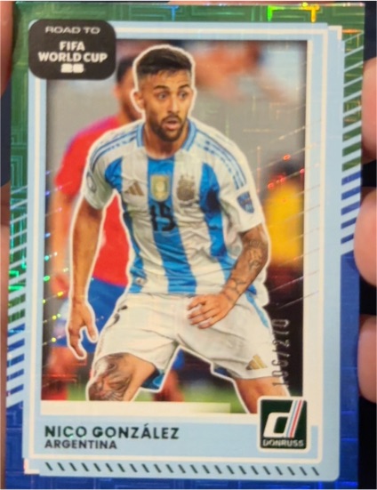 2025-26 Donruss Road to FIFA World Cup #159 Nico González — front
