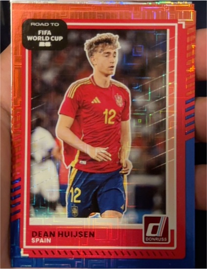 2025-26 Donruss Road to FIFA World Cup #9 Dean Huijsen — front
