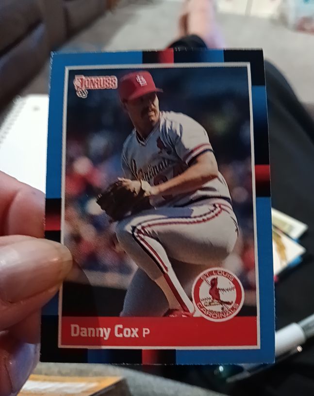 1988 Donruss #60 Danny Cox — front