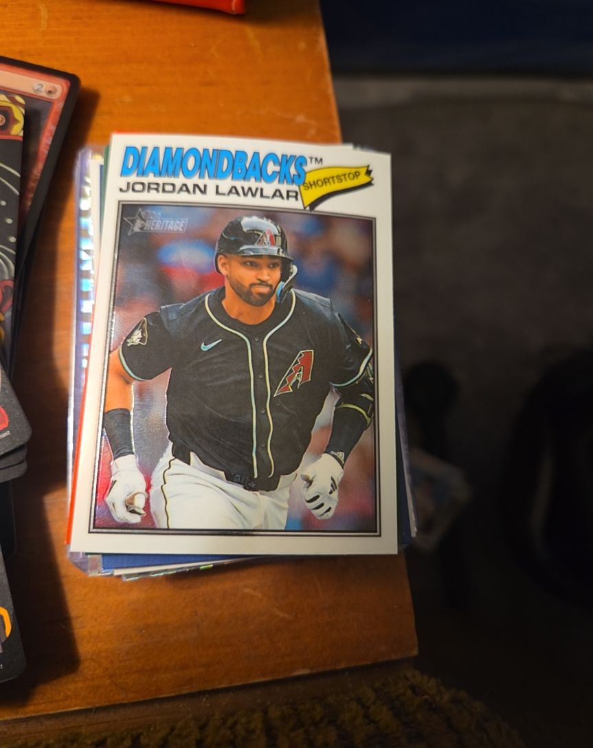 2024 Topps Heritage #172 Jordan Lawlar — front