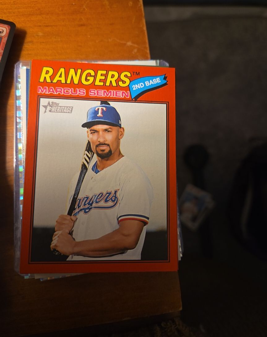 2026 Topps Heritage #366 Marcus Semien — front