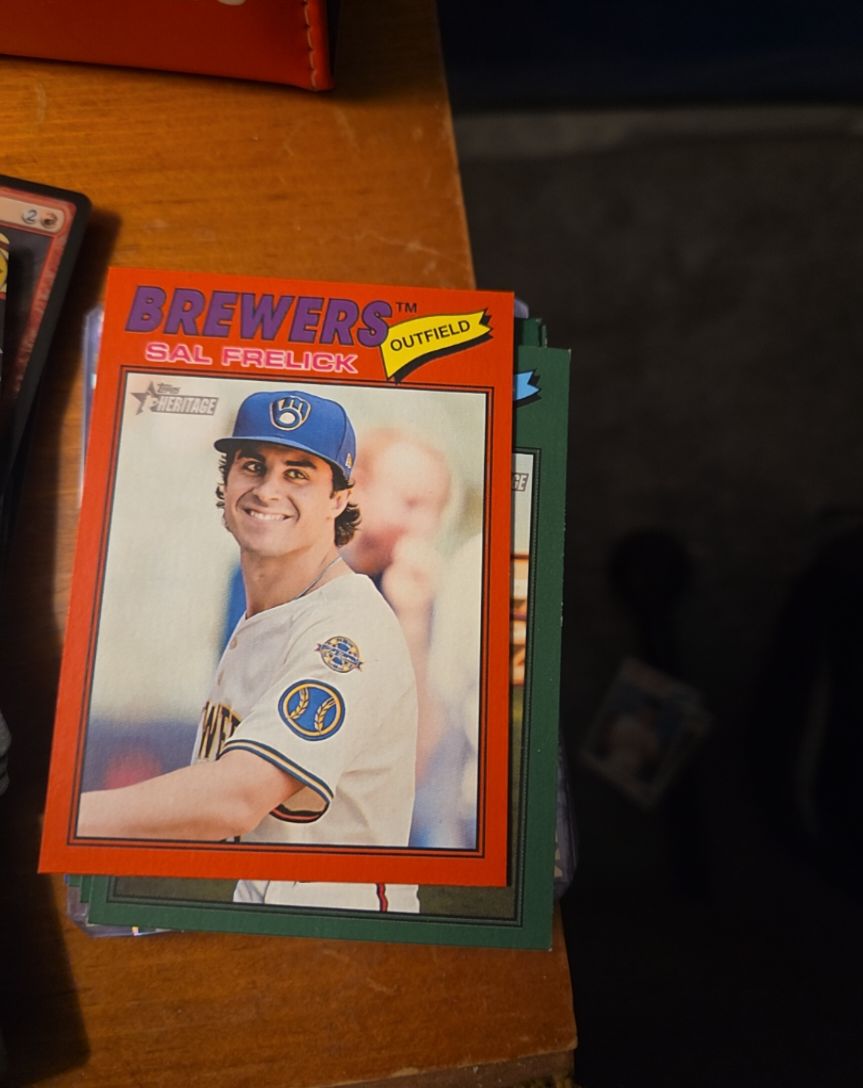 2026 Topps Heritage #195 Sal Frelick — front