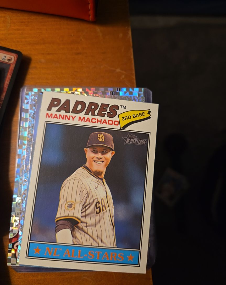 2026 Topps Heritage #143 Manny Machado — front