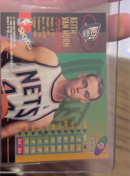 1998 Skybox NBA Hoops #168 Keith Van Horn — front