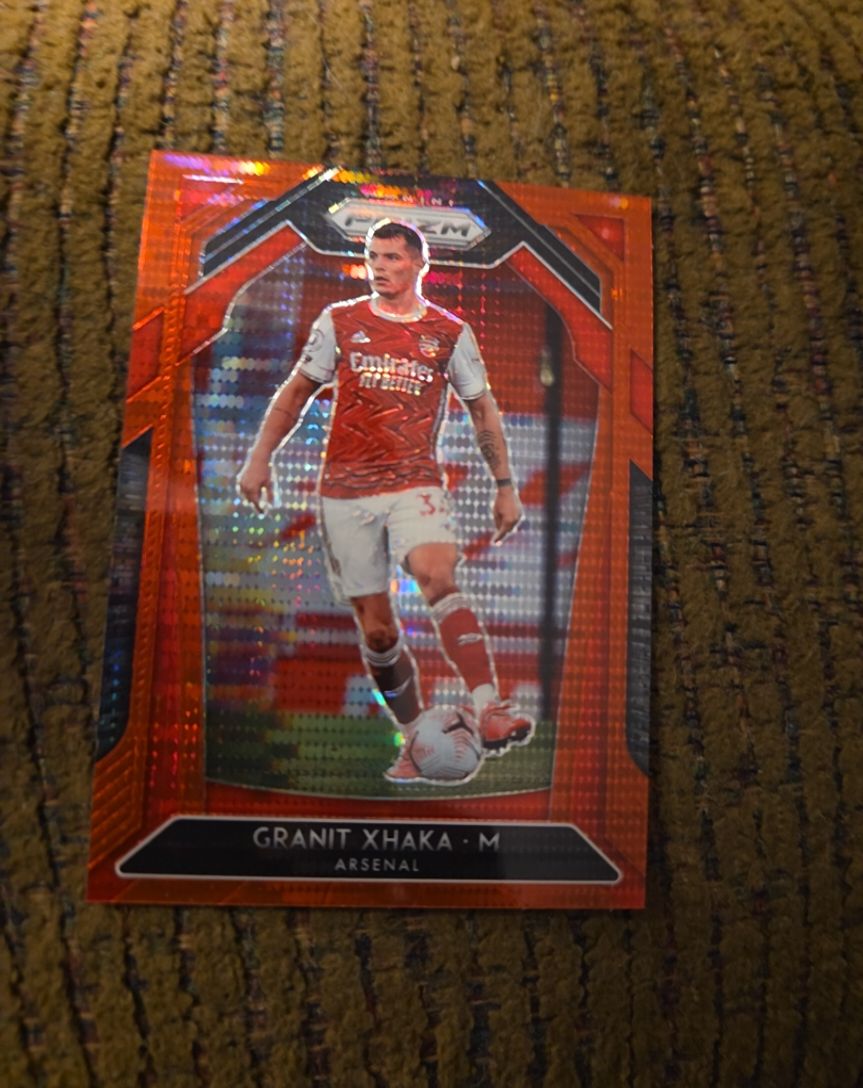 2020-21 Panini Prizm Premier League #38 Granit Xhaka — front
