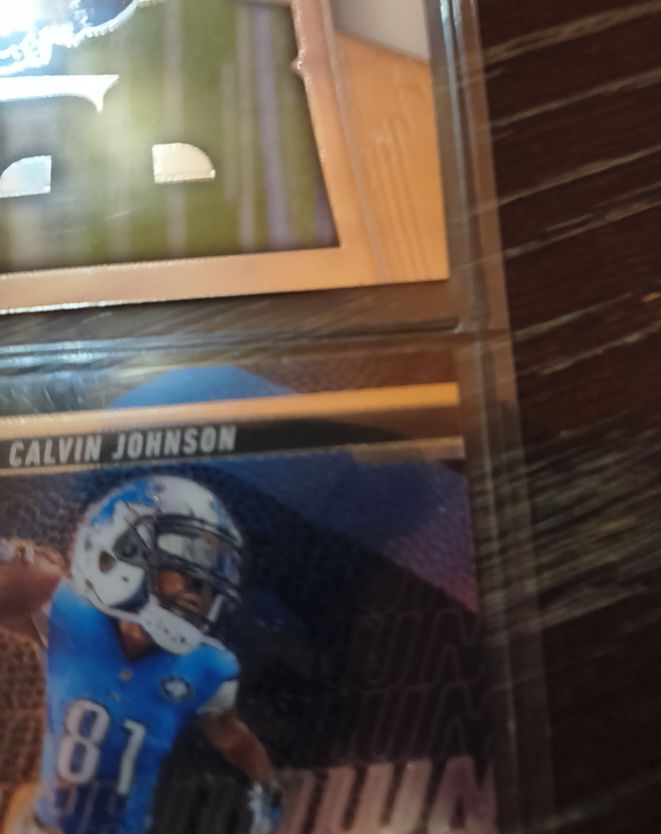 2014 Panini Prizm Dirty Laundry #DL-CJ Calvin Johnson — front