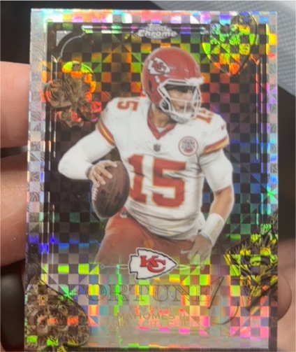 2025 Topps Chrome #F15-6 Patrick Mahomes II — front