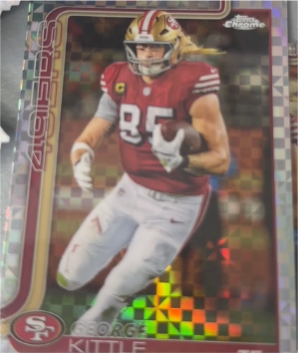 2025 Topps Chrome #267 George Kittle — front