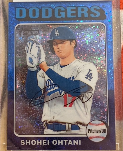 2024 Topps Heritage #371 Shohei Ohtani — front