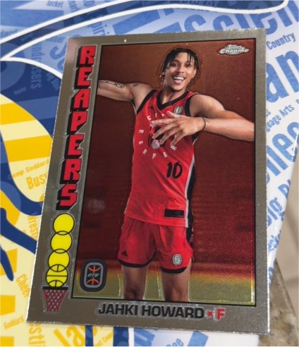 2023-24 Topps Chrome OTE Throwback #TB-19 Jahki Howard City Reapers — front