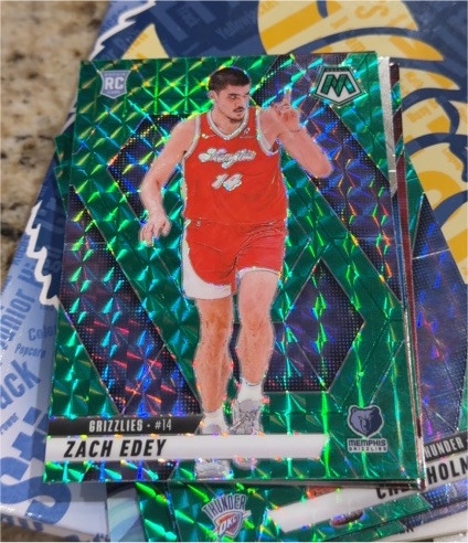 2024-25 Panini Mosaic #248 Zach Edey — front