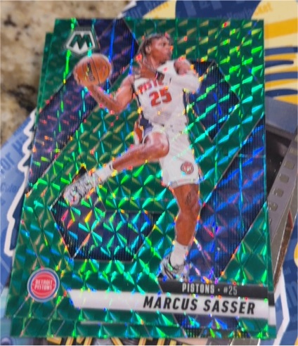 2024-25 Panini Mosaic #25 Marcus Sasser — front