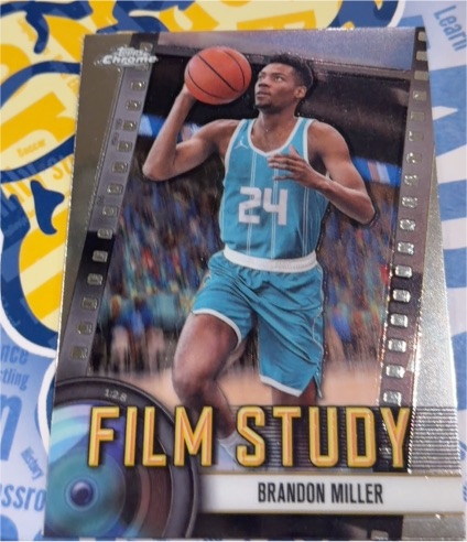 2024-25 Topps Chrome #FS-16 Brandon Miller Film Study — front