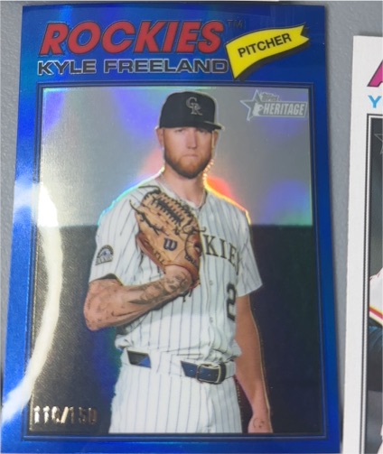 2026 Topps Heritage #92 Kyle Freeland — front