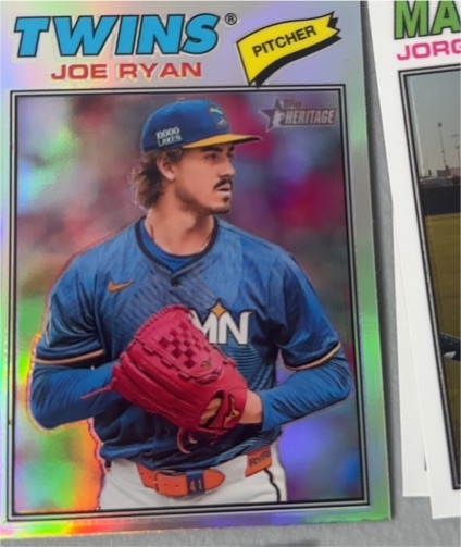 2026 Topps Heritage #255 Joe Ryan — front