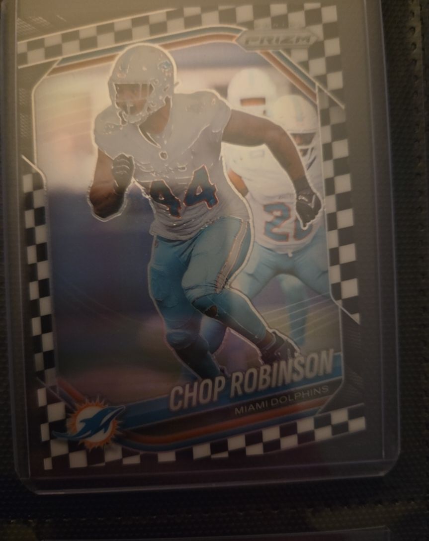 2024 Panini Prizm #319 Chop Robinson Black and White Checker — front